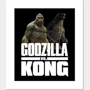 godzilla vs kong team godzilla Kong Posters and Art